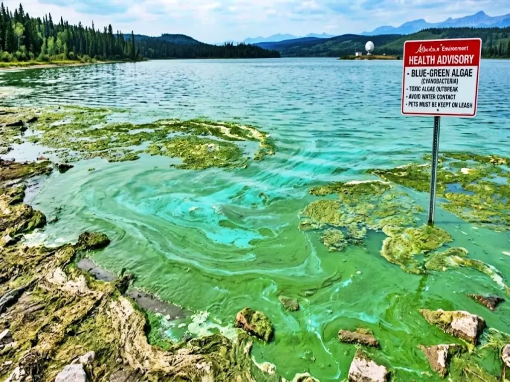 Toxic algae outbreaks in Alberta can now be tracked online